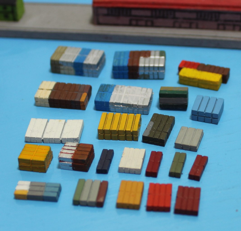 23 farbige Containerblöcke (1 Set) unbekannter Hersteller